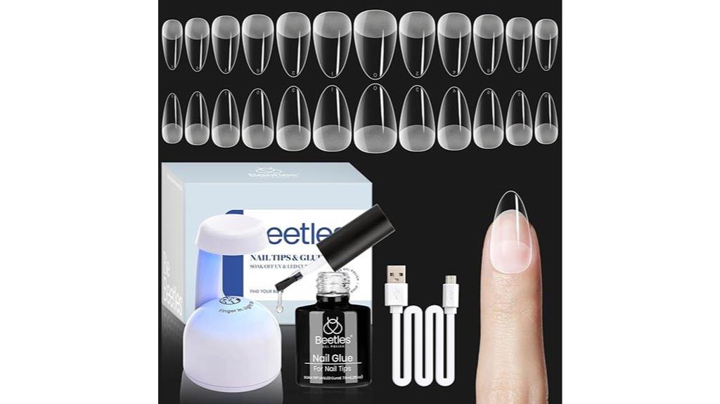 comprehensive 504 piece nail kit