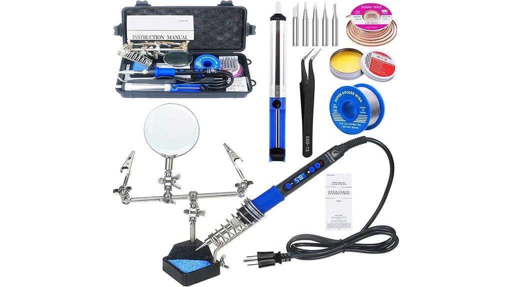 digital lcd soldering iron kit
