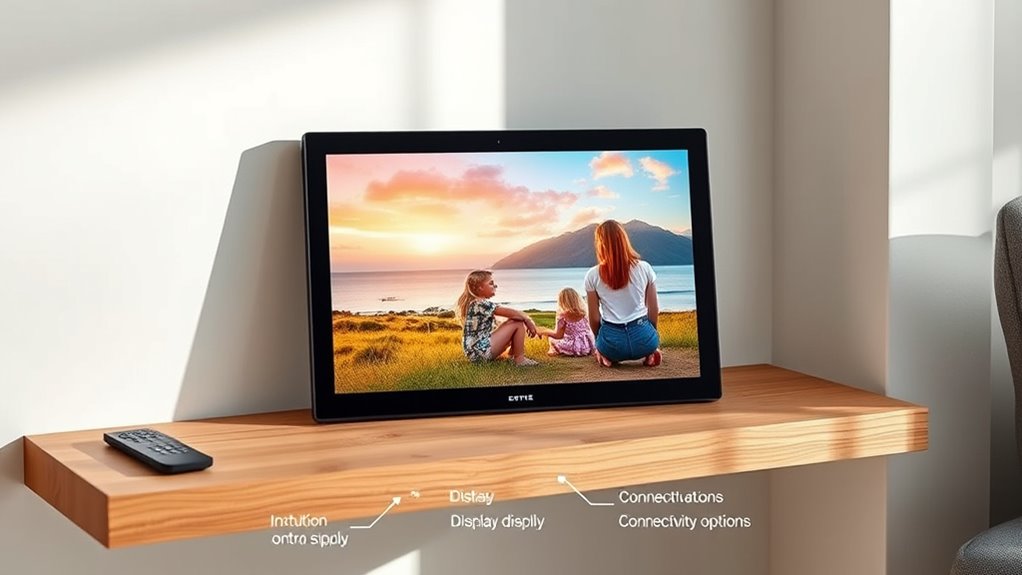 display quality and connectivity