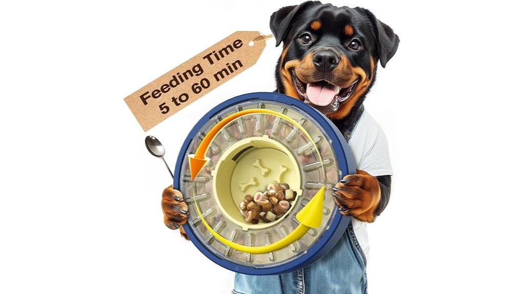dog spinning puzzle feeder