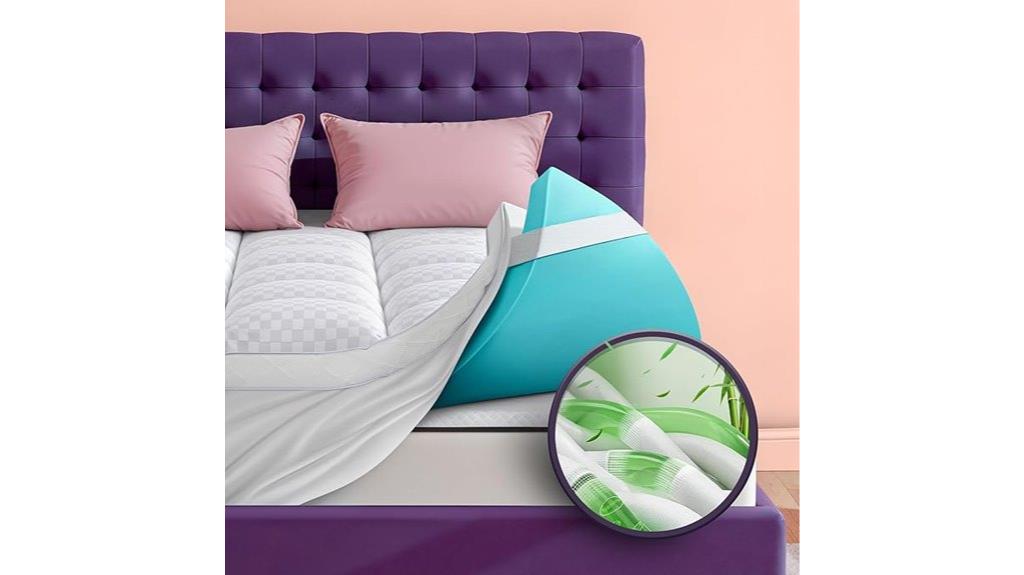 double 4 inch foam topper