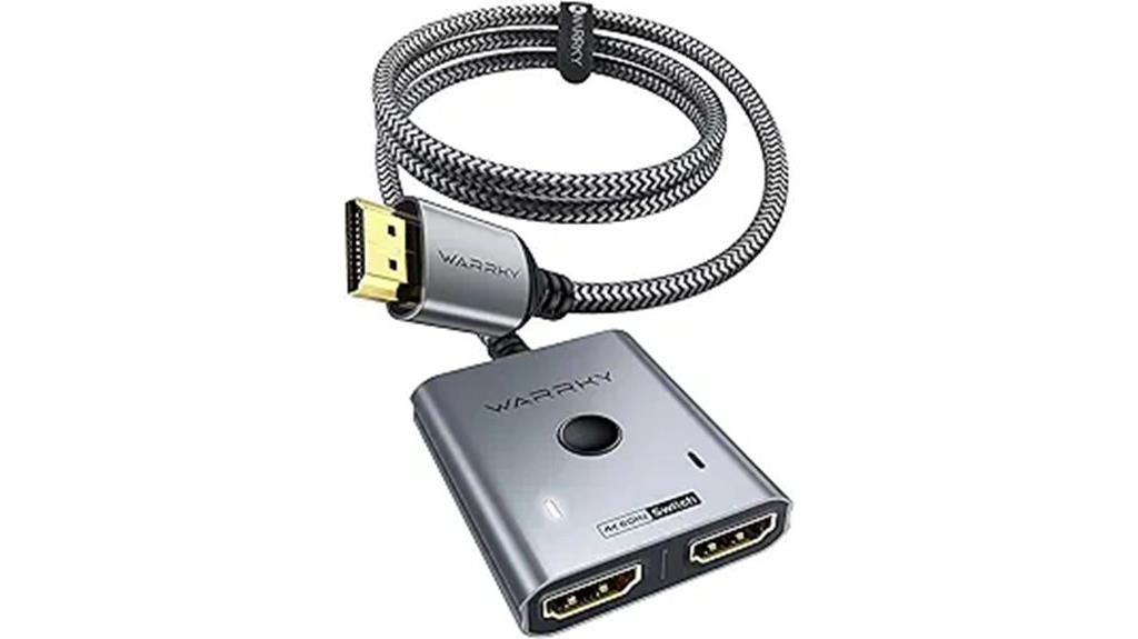 dual hdmi switcher 4k