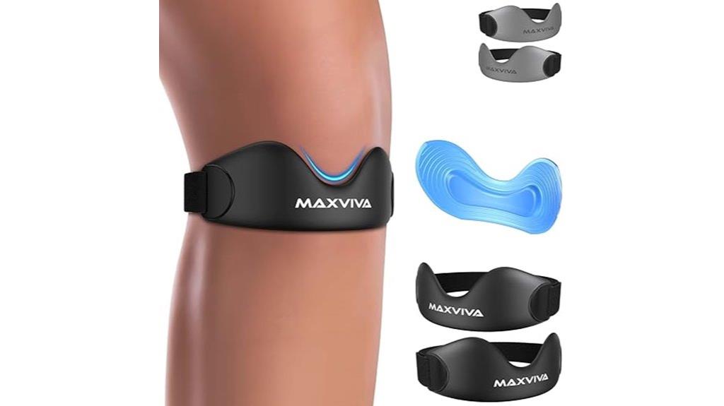 dual knee pain relief straps