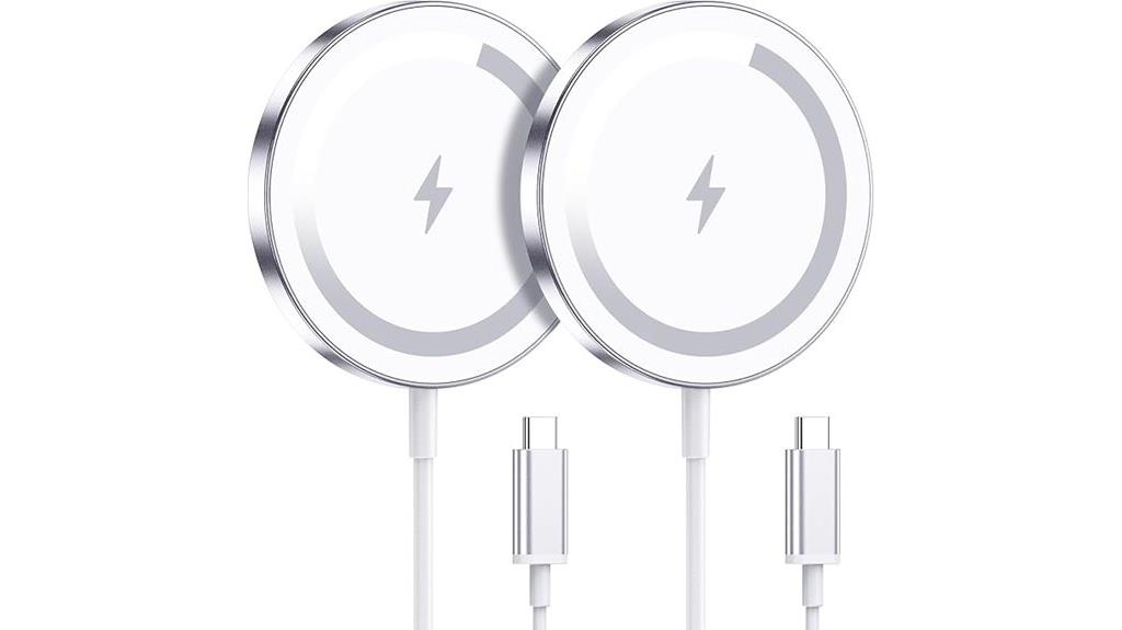 dual magnetic wireless chargers