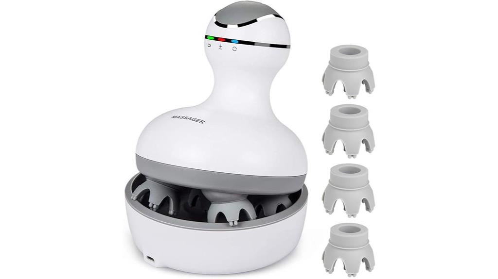 electric scalp head massager