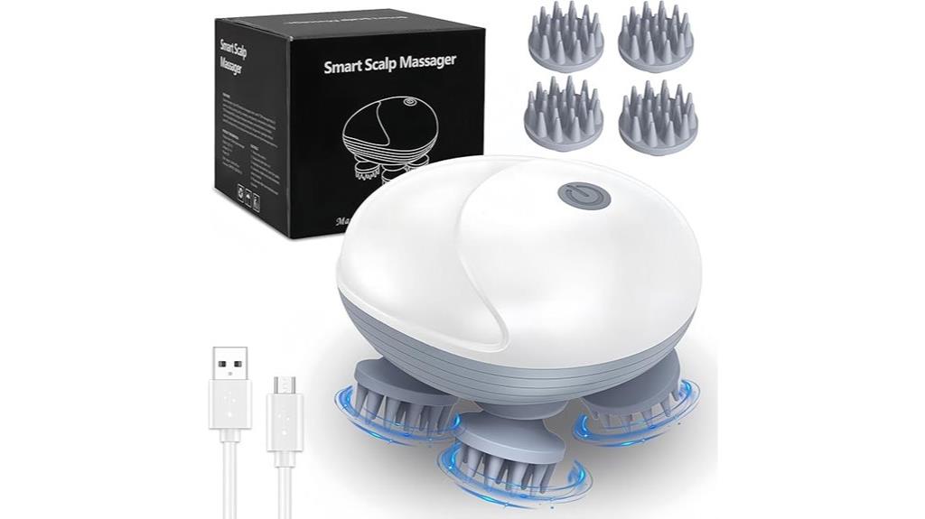 electric scalp kneading massager
