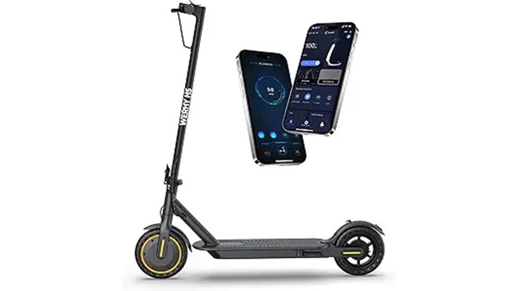electric scooter with powerful motor