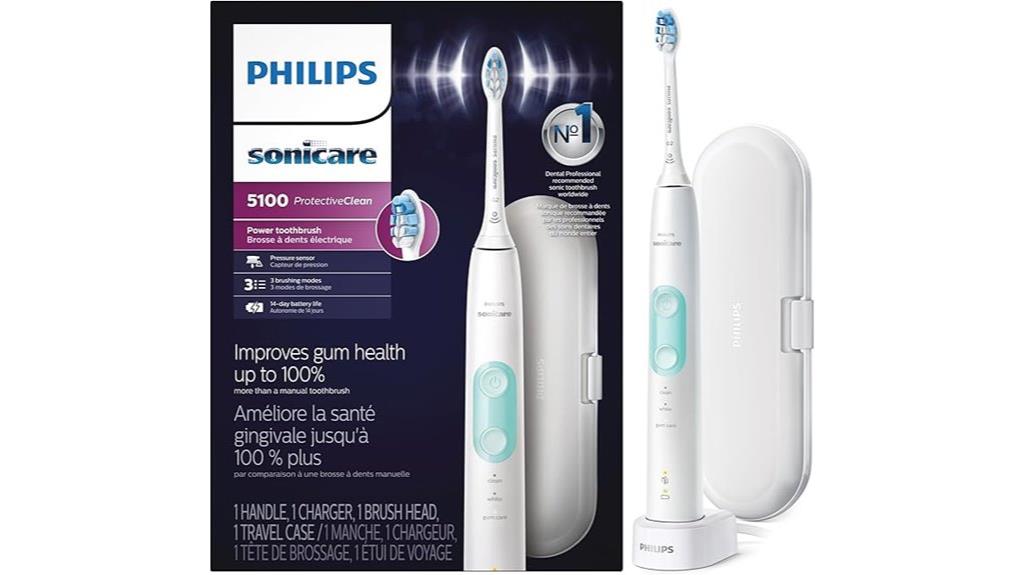 electric toothbrush with protectiveclean