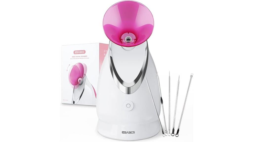 facial steamer with kit