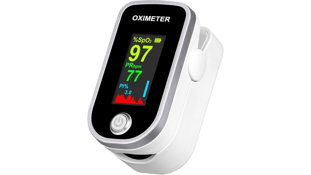 fingertip oximeter with display