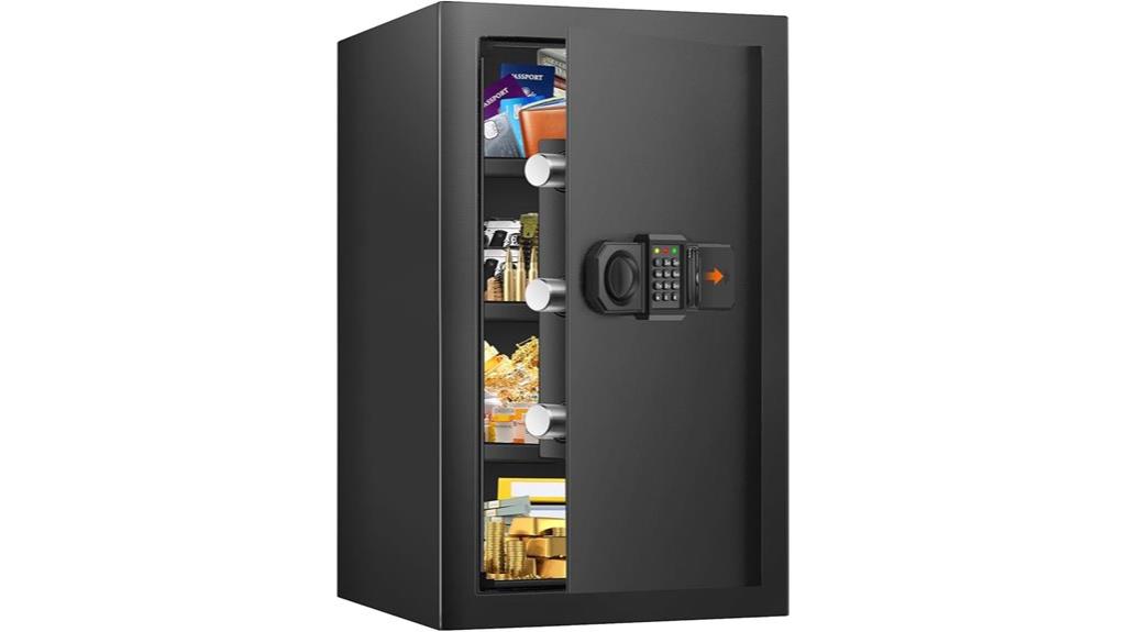 fireproof safe with alarm