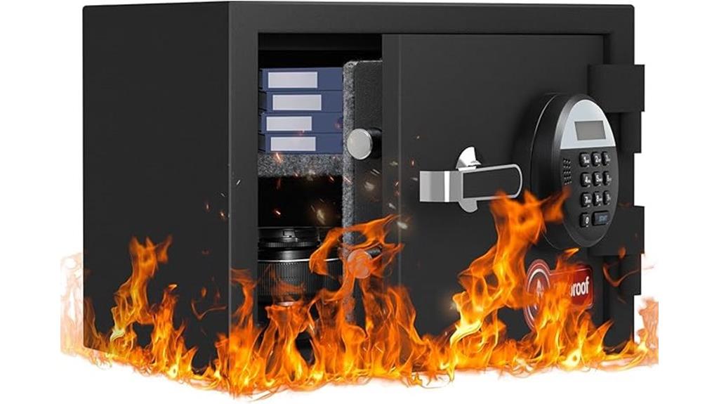 fireproof safe with digital keypad