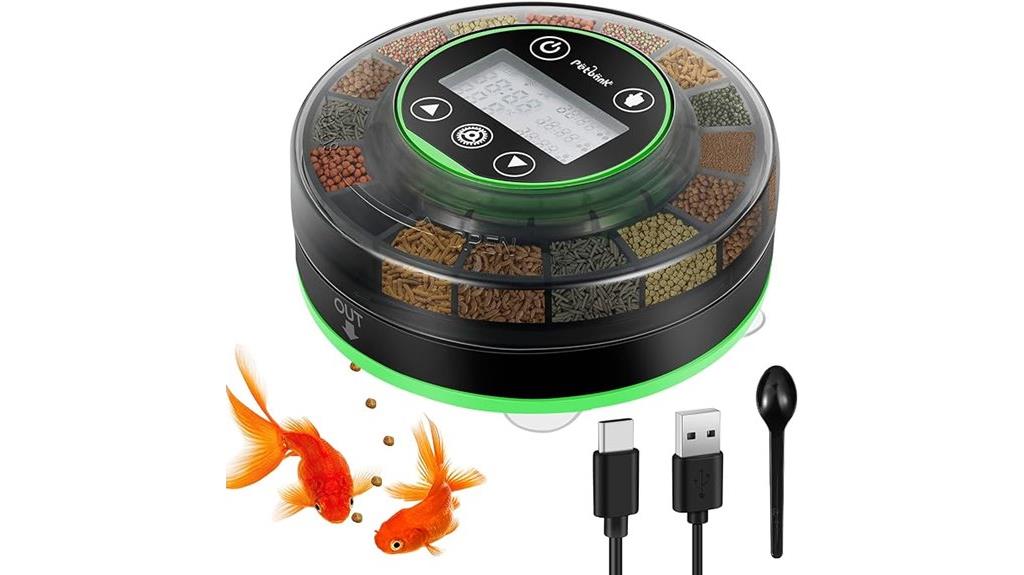 fish feeder with timer