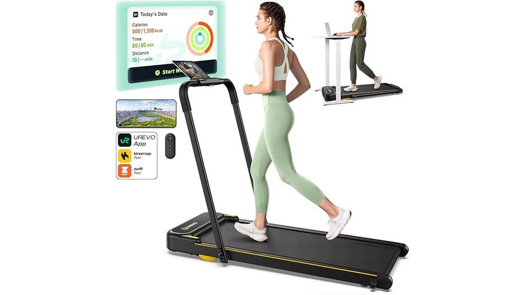 foldable smart treadmill