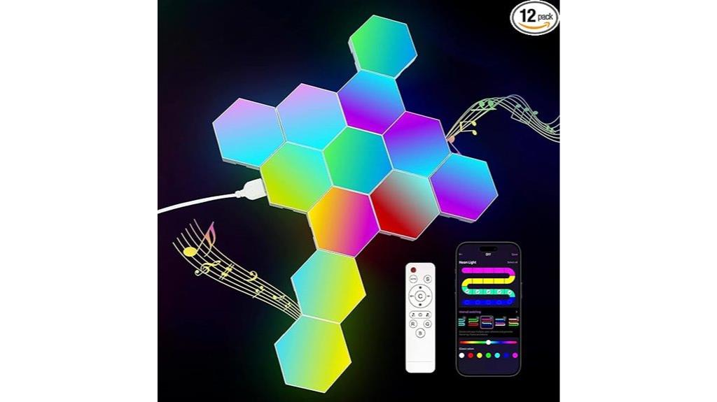 hexagon led wall panels