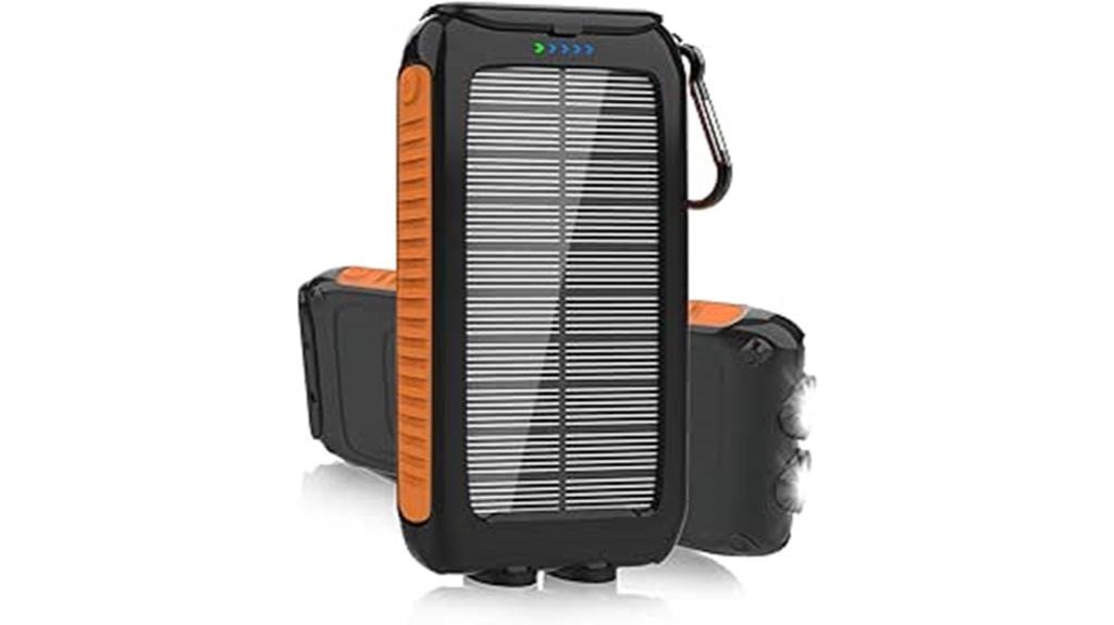 high capacity solar power bank