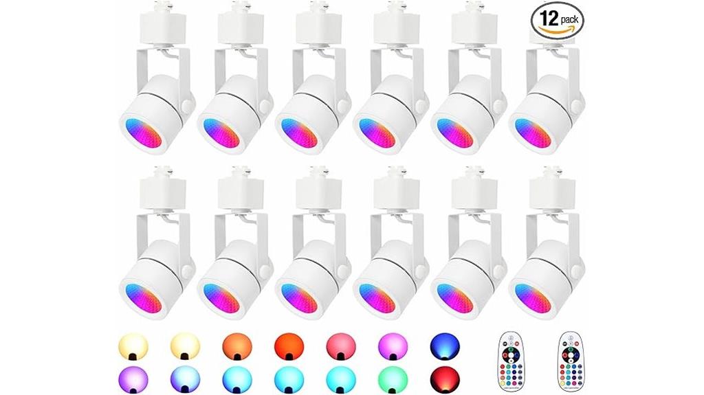 high power rgbw track lighting