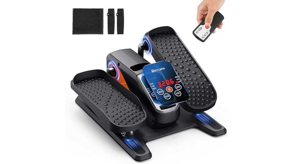 home office elliptical exercise