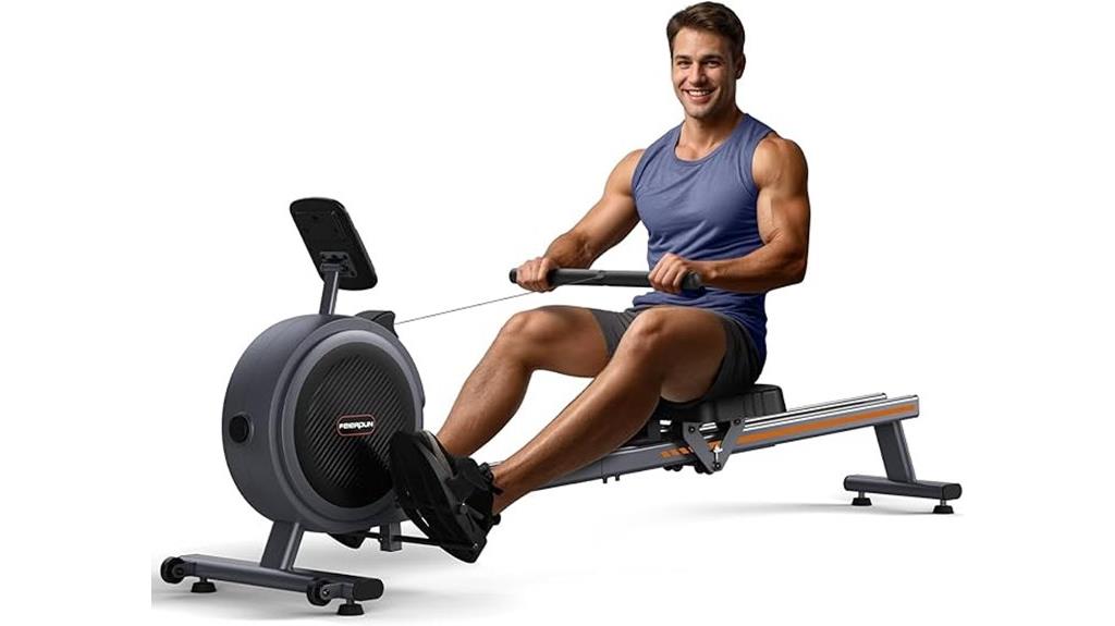 home rowing machine with app
