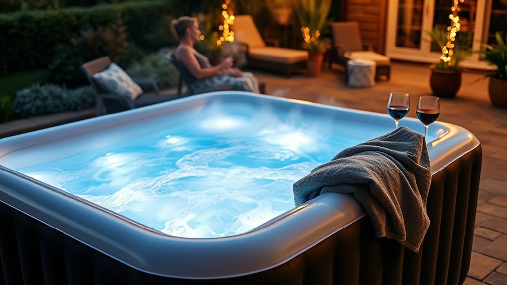 hot tub size efficiency