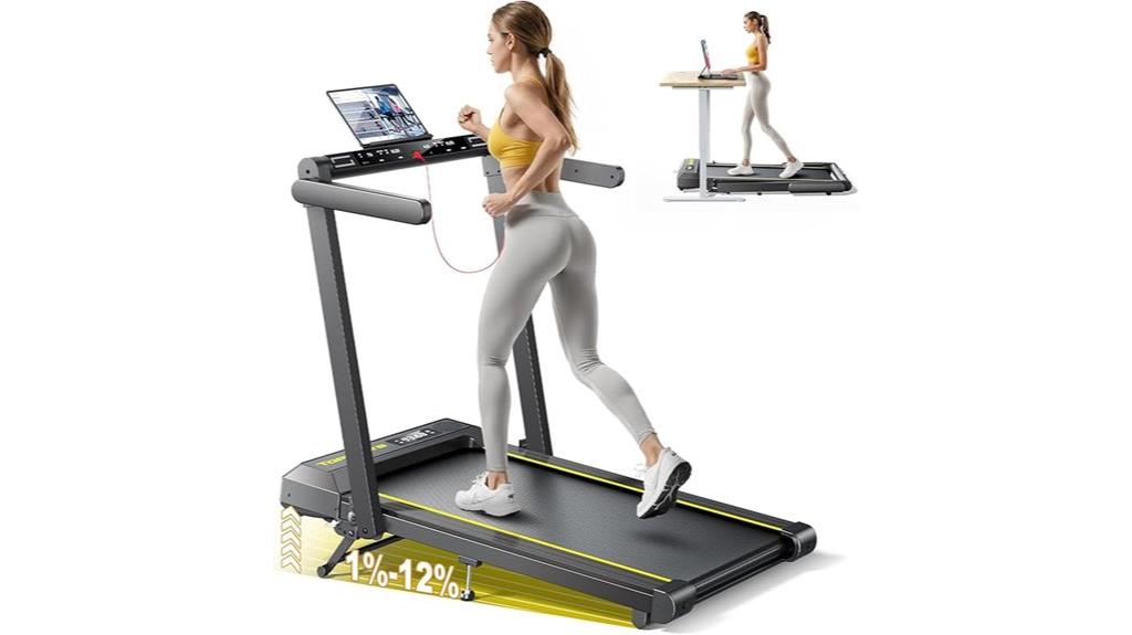 incline bluetooth walking treadmill