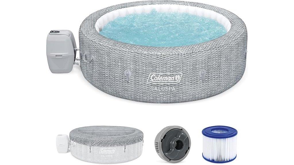 inflatable hot tub seven person
