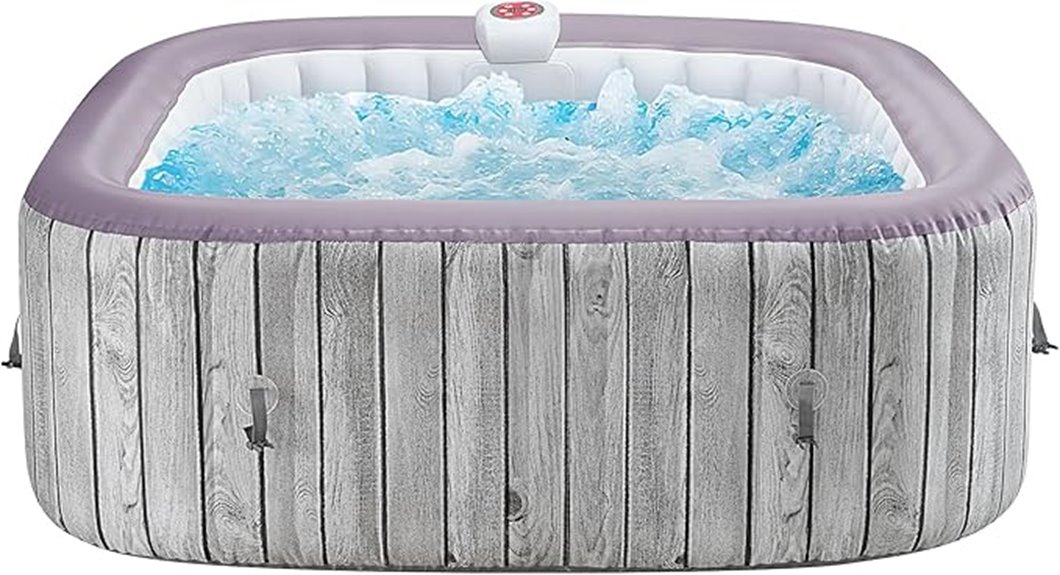 inflatable hot tub with jets