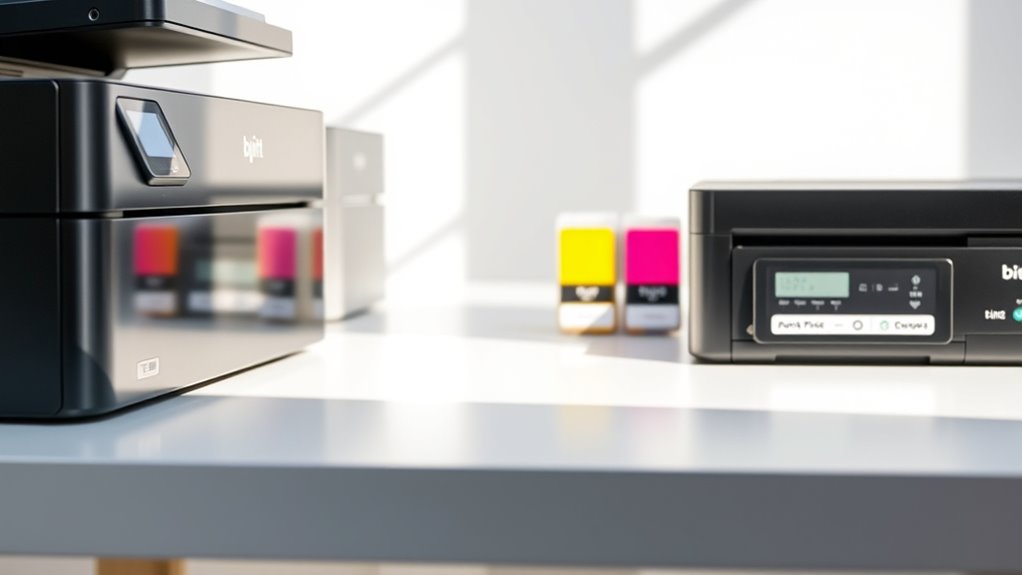 ink capacity and costs