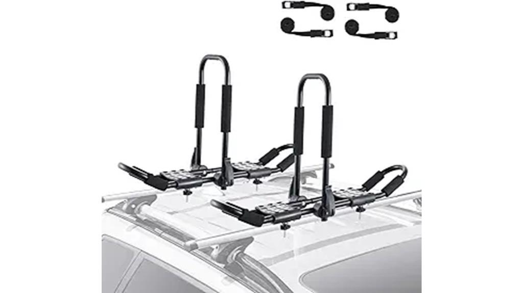 kayak roof rack pair