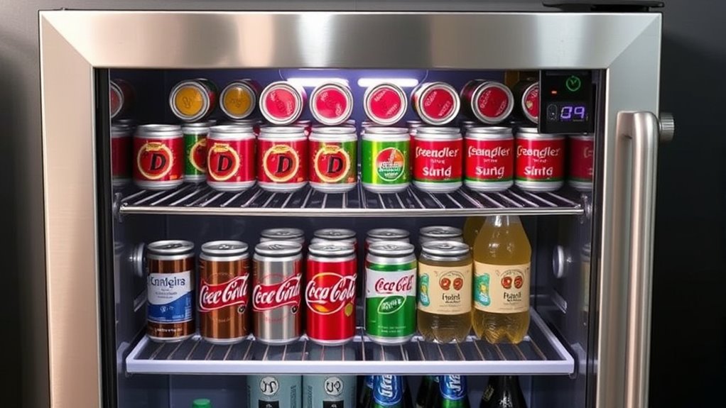key beverage refrigerator features