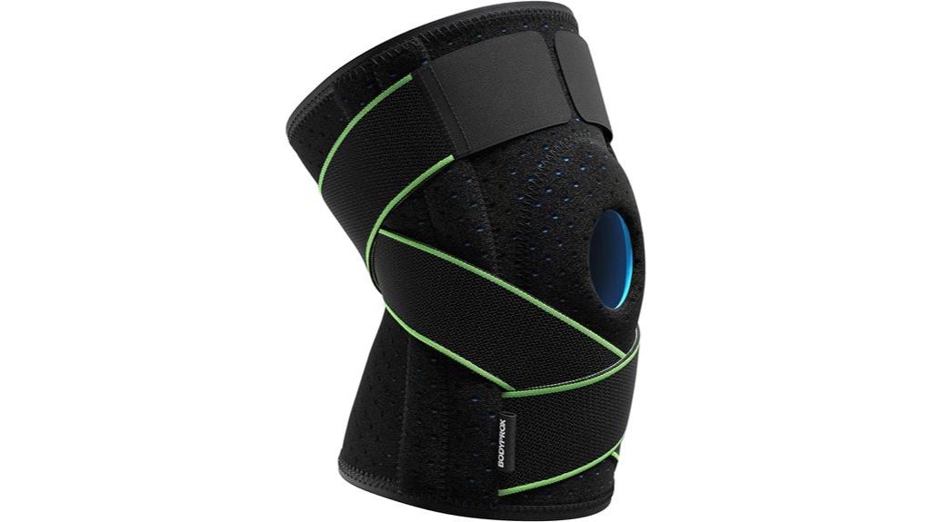 knee brace with stabilizers