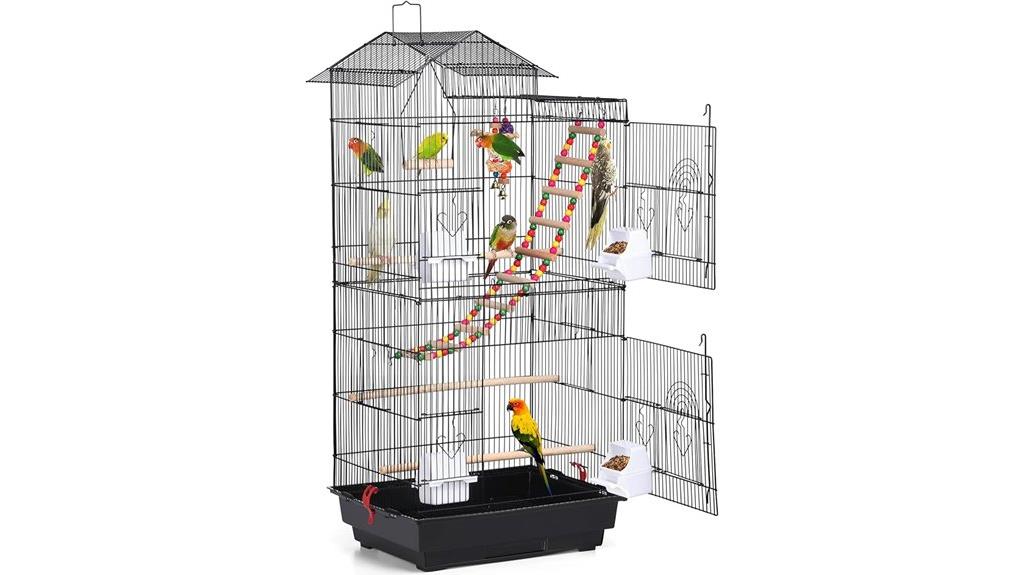 large bird cage dimensions