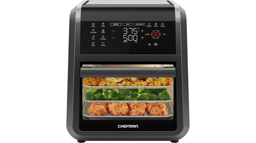 large digital air fryer