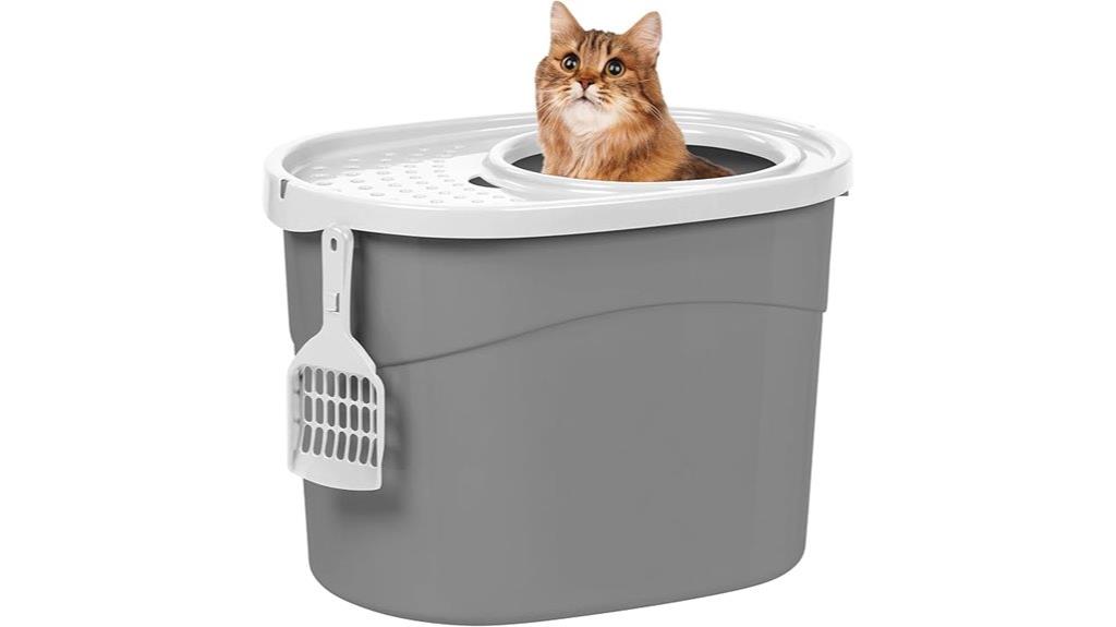 large enclosed litter box
