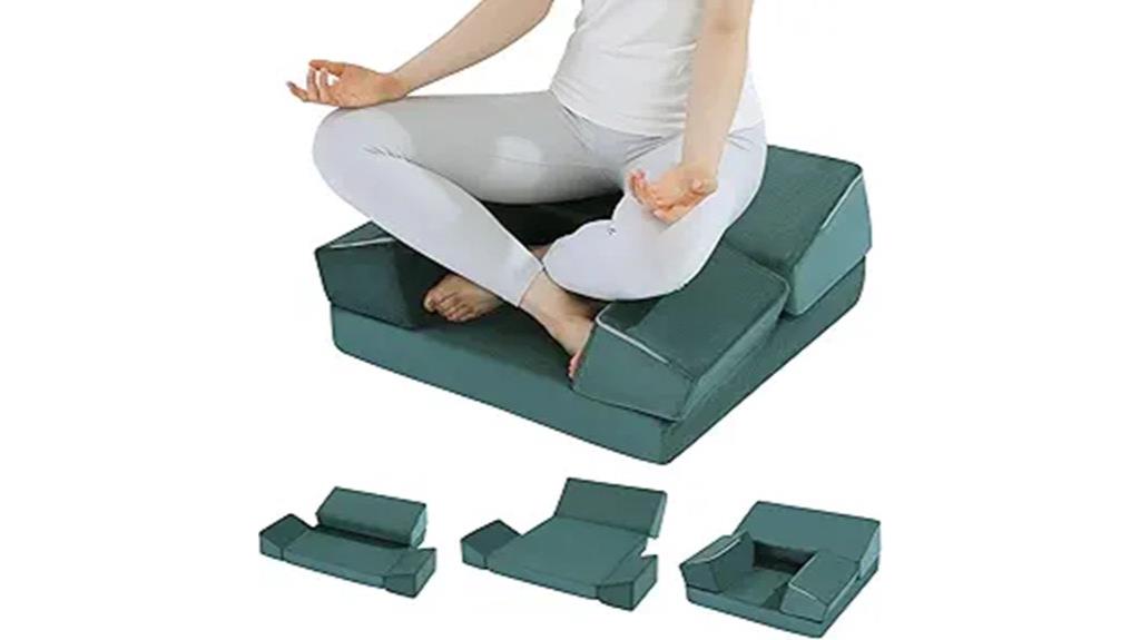 large supportive meditation cushion