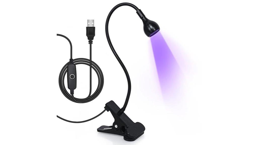 led nail lamp clamp