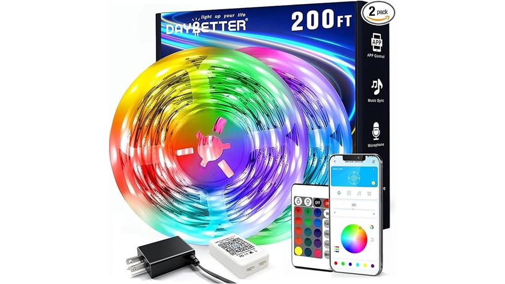 long led strip with app