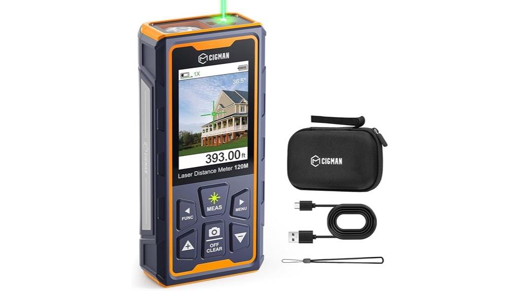 long range green laser meter