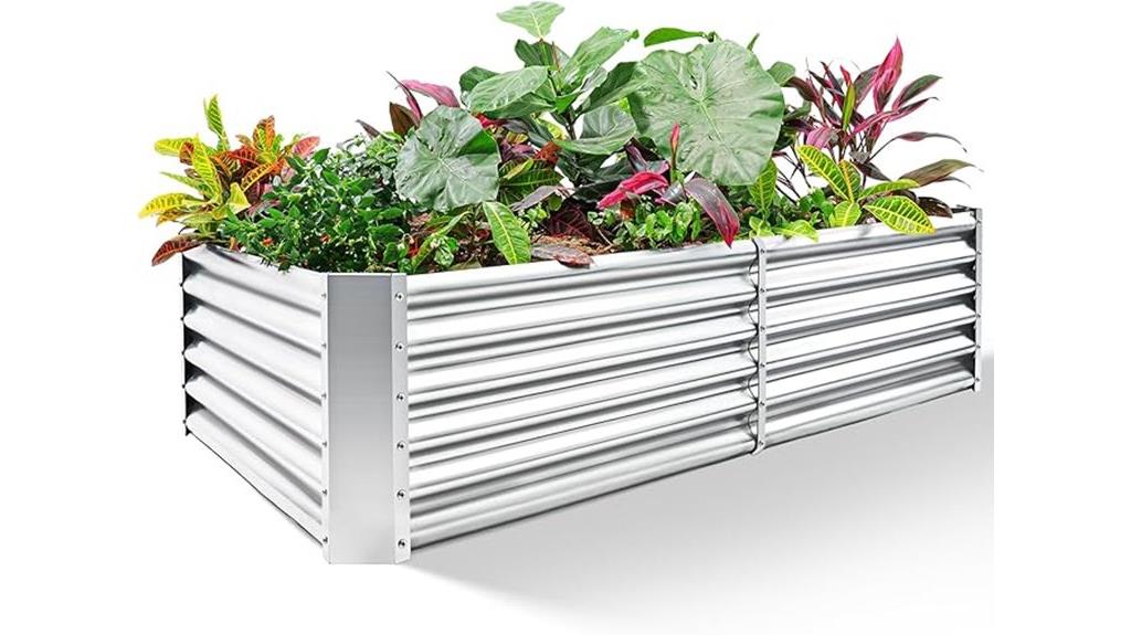 metal raised garden bed