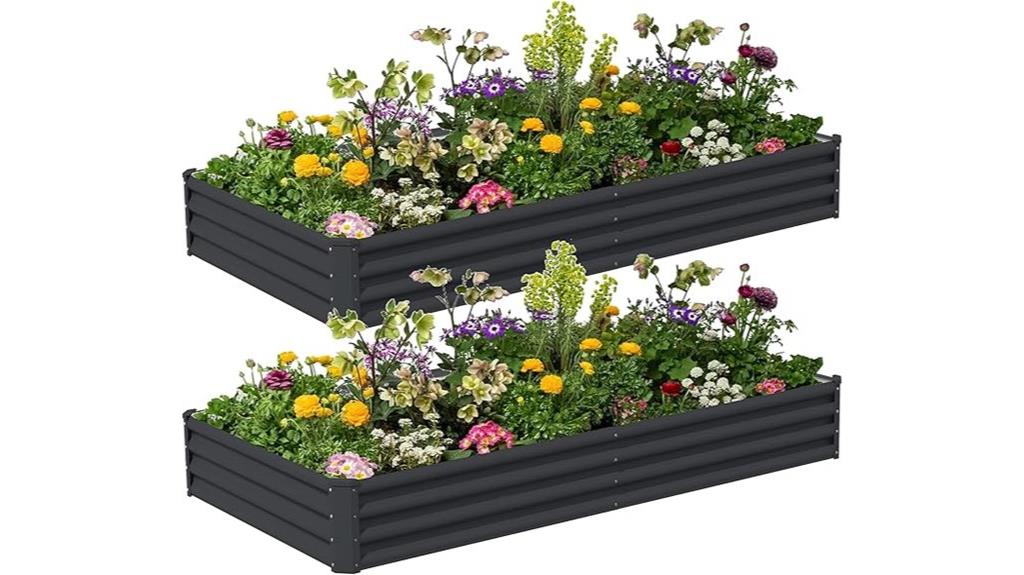 metal raised garden beds