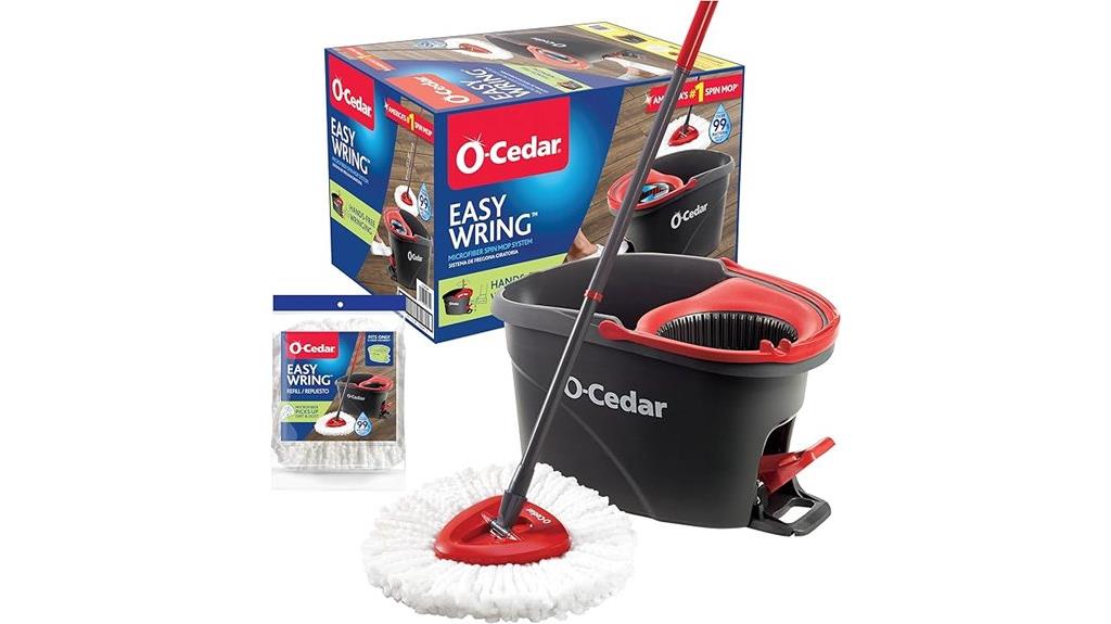 microfiber spin mop system