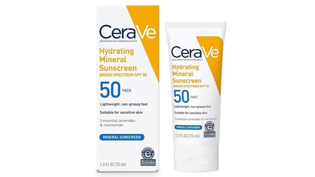 mineral spf 50 face sunscreen