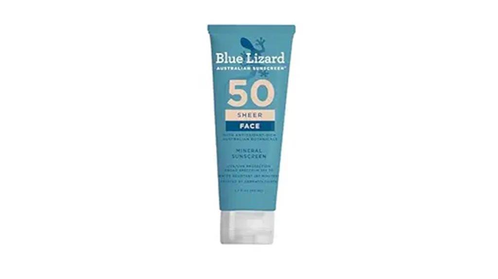 mineral sunscreen lotion spf50