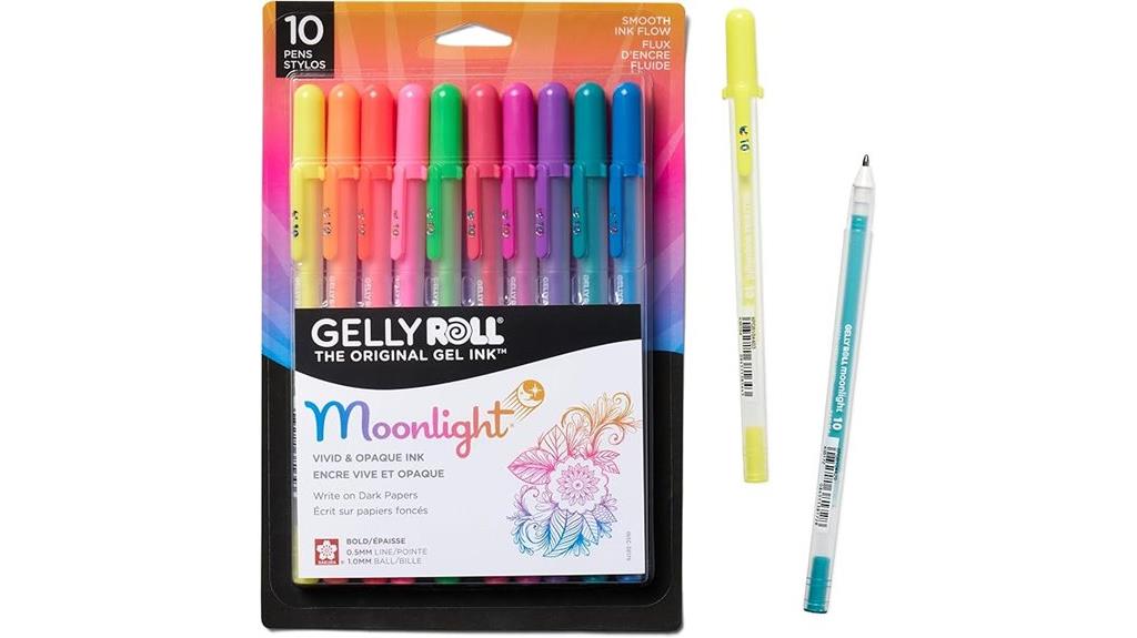 moonlight gel pen set