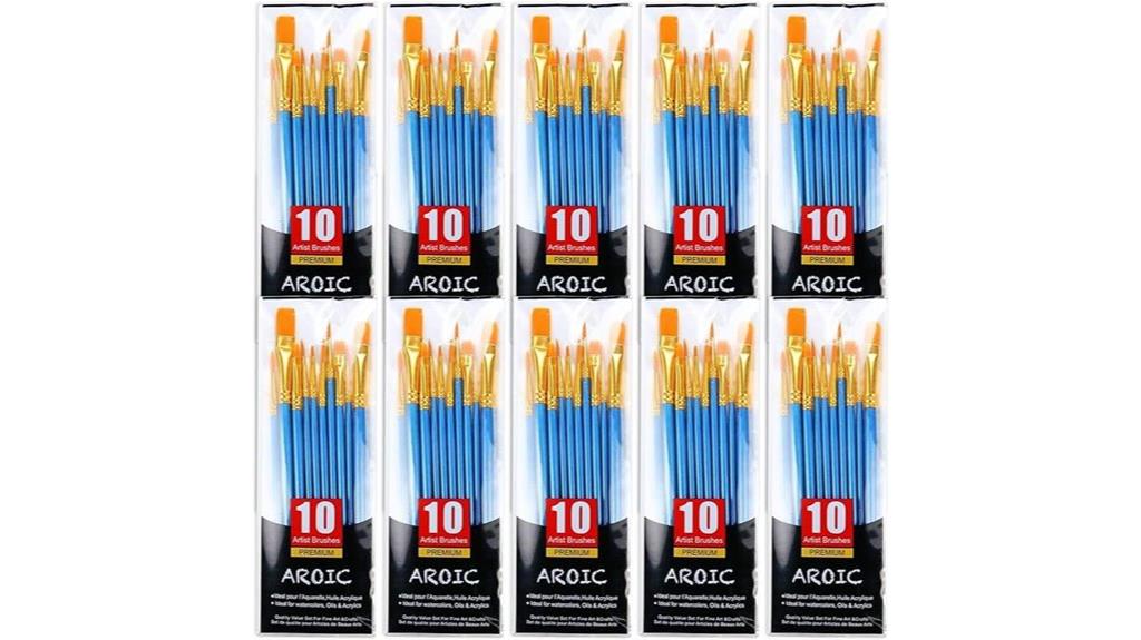 multi purpose paint brush set