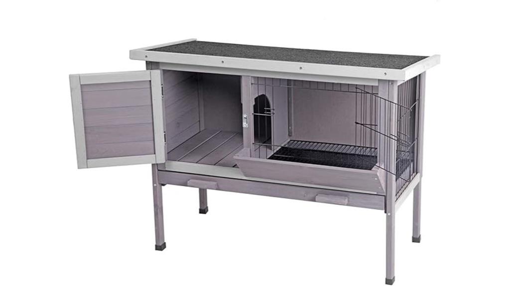 outdoor rabbit hutch