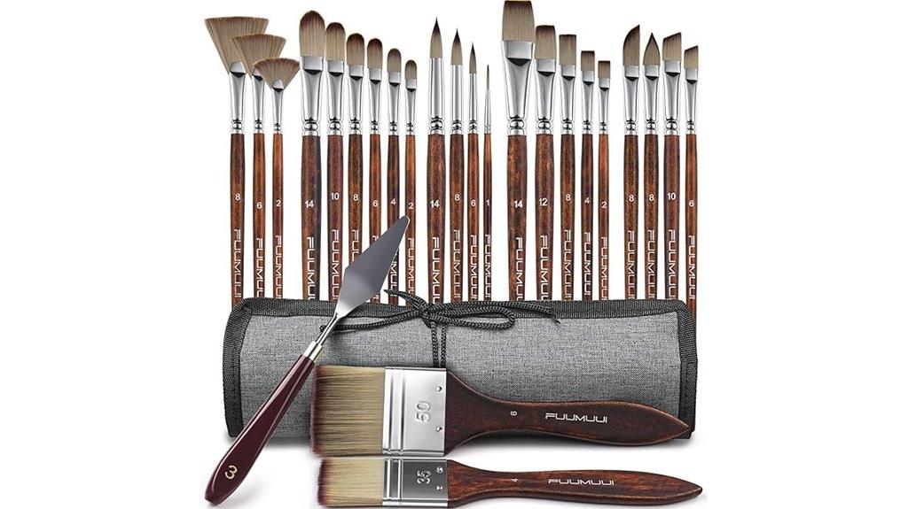 paintbrush set for artists