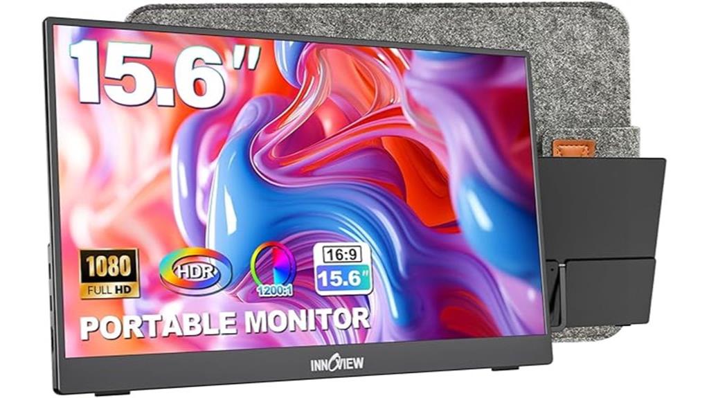 portable 15 6 monitor with stand