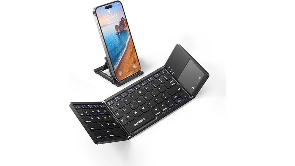 portable bluetooth keyboard with touchpad
