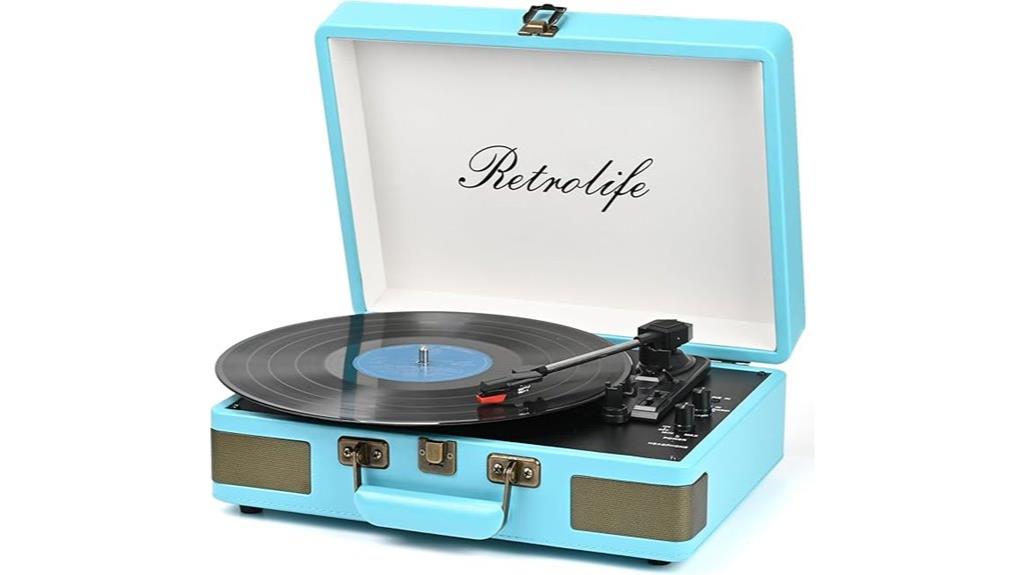 portable bluetooth vinyl player